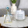 Pavilion Gift Company- March - 6.5" Angel Tealight Candle Holder Religion Faith Birthday Zodiac Pisces Aries Birthstone Gift - 3 of 4