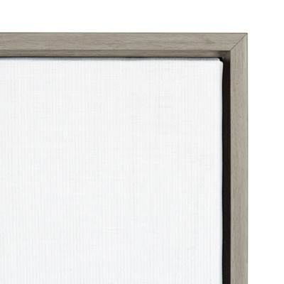 Gray Framed Canvas Lion Portrait for Kids' Room, 23" x 33"