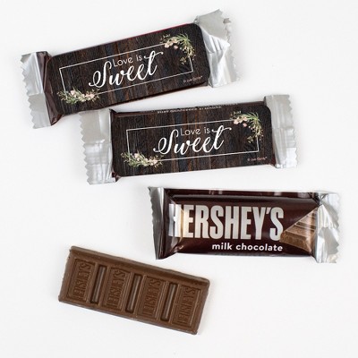 44 Pcs Bulk Wedding Candy Hershey's Snack Size Chocolate Bar Party ...