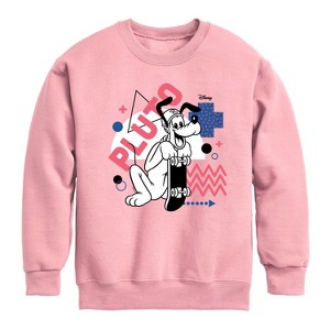 Boys' - Disney - Mickey & Friends Graphic Long Sleeve Fleece Sweatshirt - 1 of 4