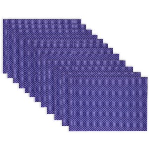 John Ritzenthaler Co. Reversible Indoor Outdoor Tonal Placemats, Set of Twelve - 1 of 4