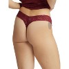 Hanky Panky Women's Daily Lace Low Rise Thong - One Size - 3 of 3