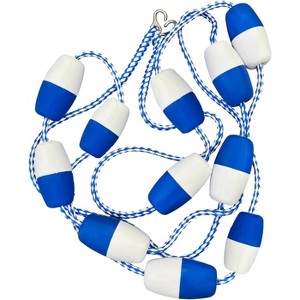 Poolzilla Swimming Pool Safety Rope and Float Kit with Stainless Steel Hooks - 1 of 4