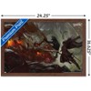 Trends International Dungeons and Dragons - Drizzt vs Demogorgon Framed Wall Poster Prints - 3 of 4