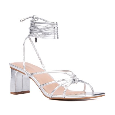 Fashion To Figure Women's Lana Strappy Heel Sandal - Wide Width ...