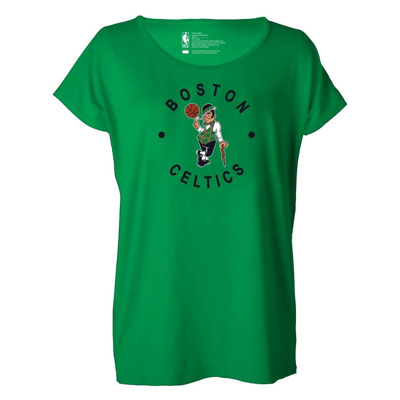 NBA Boston Celtics Women&#39;s Dolman Short Sleeve T-Shirt, 1 of 5