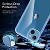 Reiko High Quality 2X Clean PC and TPU Bumper Case In Clear For Apple iPhone 14 Plus - 4 of 4
