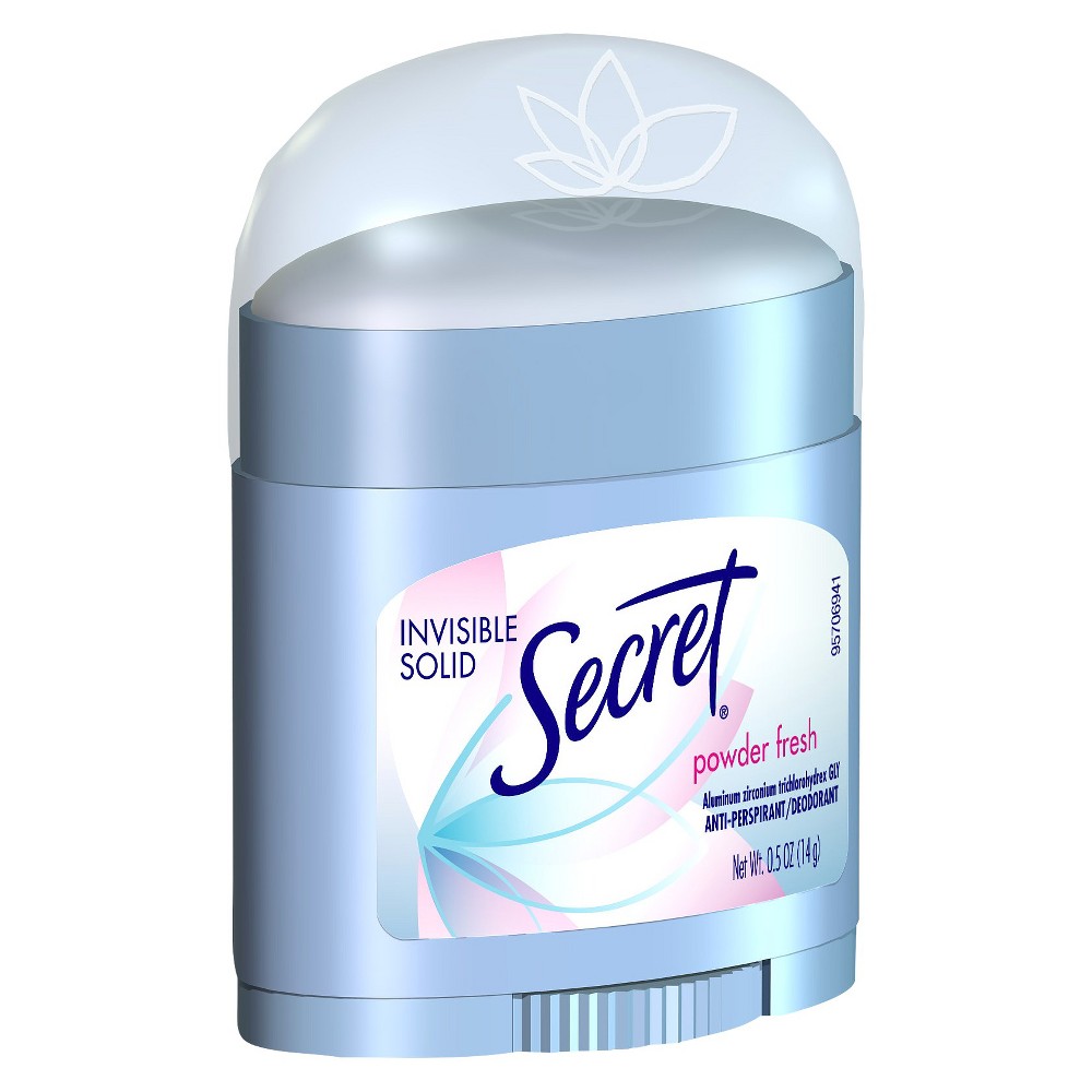 Secret Powder Fresh Invisible Solid Antiperspirant and Deodorant 0.5 oz pack 4 