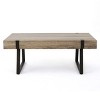 Dexmalle Faux Wood Coffee Table - 3 of 4