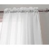 RT Designer Collection Celine Sheer Luxurious Modern Design Curtain Panel 54" x 84" Beige - 3 of 4