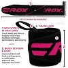 RDX Sports W2 Women Bodybuilding Wrist Wraps - Enhanced Stability and Support for Strength Training, CrossFit, Bodybuilding, Powerlifting - Pink - 4 of 4