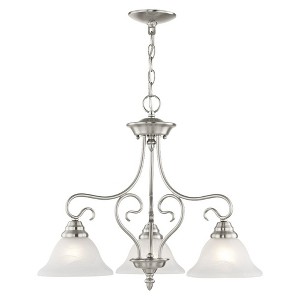 Livex Lighting Coronado 3 - Light Chandelier in  Brushed Nickel - 1 of 1