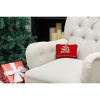 C&F Home 6" x 9" Believe in Christmas Embroidered Small Petite Throw Pillow - 2 of 4