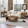 NicBex 25 Inch Side Table Modern Wooden End Table with Storage Shelf and Legs for Living Room, Bedroom - 2 of 4