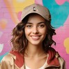 Dalix Siamese Cat Embroidered Cotton Dad Hat Adjustable Casual Baseball Cap for Cat Lovers Womens - 3 of 4