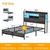 Aheaplus Platform Bed Frame with Reversible Storage Headboard and Charging Station - 2 of 4