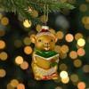 Northlight 3" Caroling Mouse Glass Christmas Hanging Ornament - 2 of 4