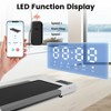 SupeRun 15.55*35.43 Inches Run Belt Walking Pad Treadmill with Display For Home Office Portable Treadmill - 3 of 4