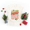 Simply Sage Market Women's Most Wonderful Tme Of The Year Holly  Short Sleeve Graphic Tee - 3 of 4