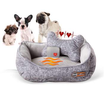 K&H Pet Products  Mother's Heartbeat Heated Puppy Pet Bed
