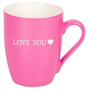 Elanze Designs Love You Princess Pink 10 ounce New Bone China Coffee Cup Mug - 1 of 4