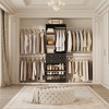 Aheaplus Closet Organizer with 2 Drawers and Shelves, 4.2-8.8 FT Walk-in Closet System with Hang Rods - 3 of 4