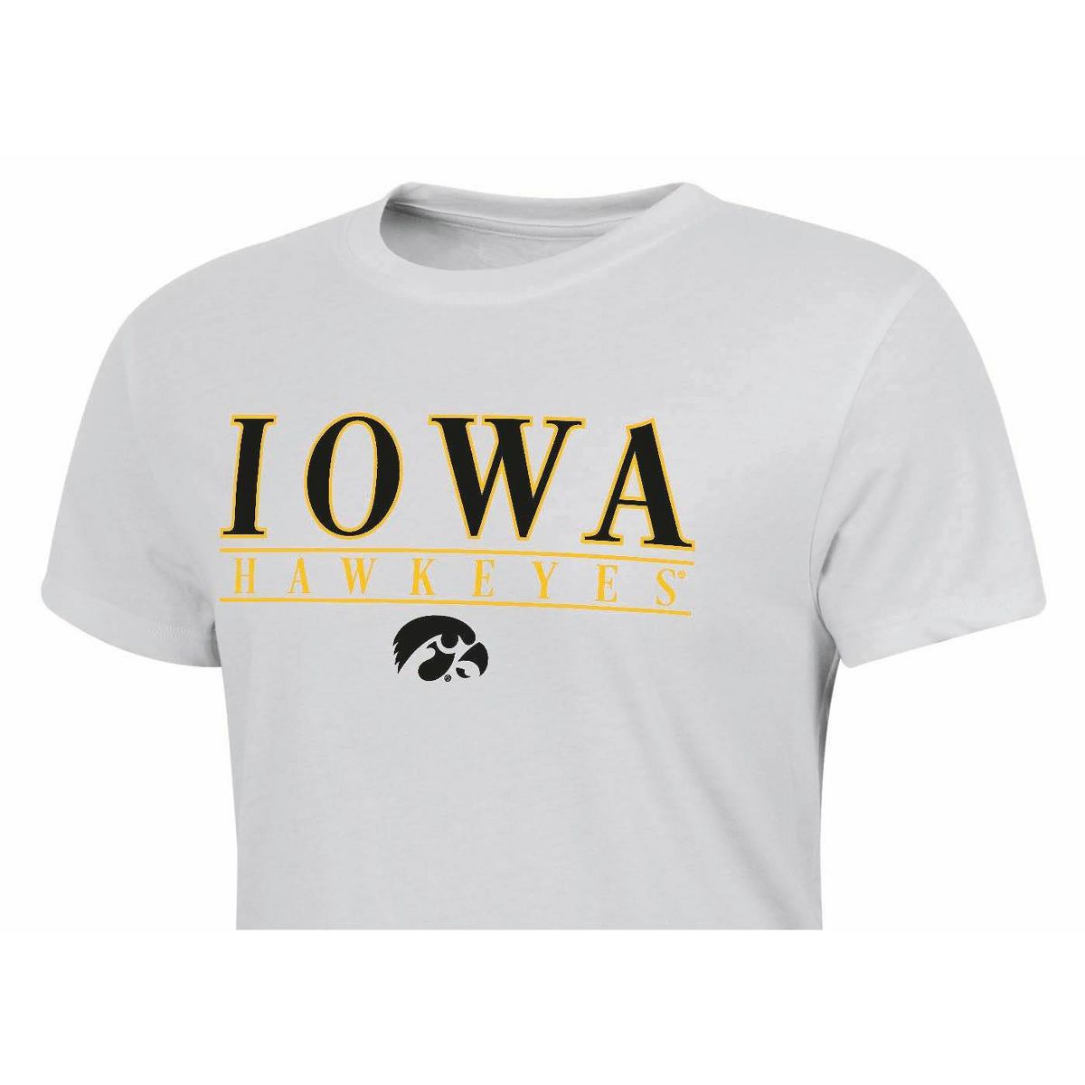 NCAA Iowa Hawkeyes Women's White T-Shirt - thumbnail 3