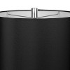 LumiSource (Set of 2) Diana 29" Contemporary Table Lamps Polished Nickel with Black Satin Shade - 4 of 4