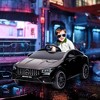 Qaba Mercedes-Benz AMG CLA 45 Licensed 12V Kids Ride on Car, Kids Electric Car with Remote Control, Suspension, LED Lights, Music Horn, Black - 3 of 4