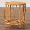 bali & pari Berilo Rattan End Table Light Honey - 3 of 4