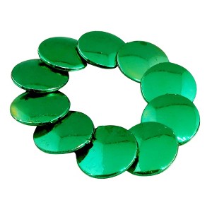 Forum Novelties Luck 'O The Irish Green Discs Bead Bracelet - 1 of 3