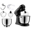 ELJGET Stand Mixer, 5QT 300W Tilt-Head, Large Capacity Kitchen Electric Mixer with Dough Hook, Whisk & Beater, Perfect Holiday Baking Gift - 2 of 4