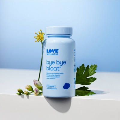 Love Wellness Bye Bye Bloat for Fast Bloating Relief - 60ct