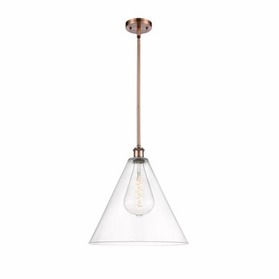 Berkshire - 1 Light Pendant In Industrial Style-16.75 Inches Tall and 16 Inches Wide