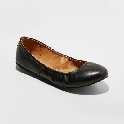 scrunch ballet flats