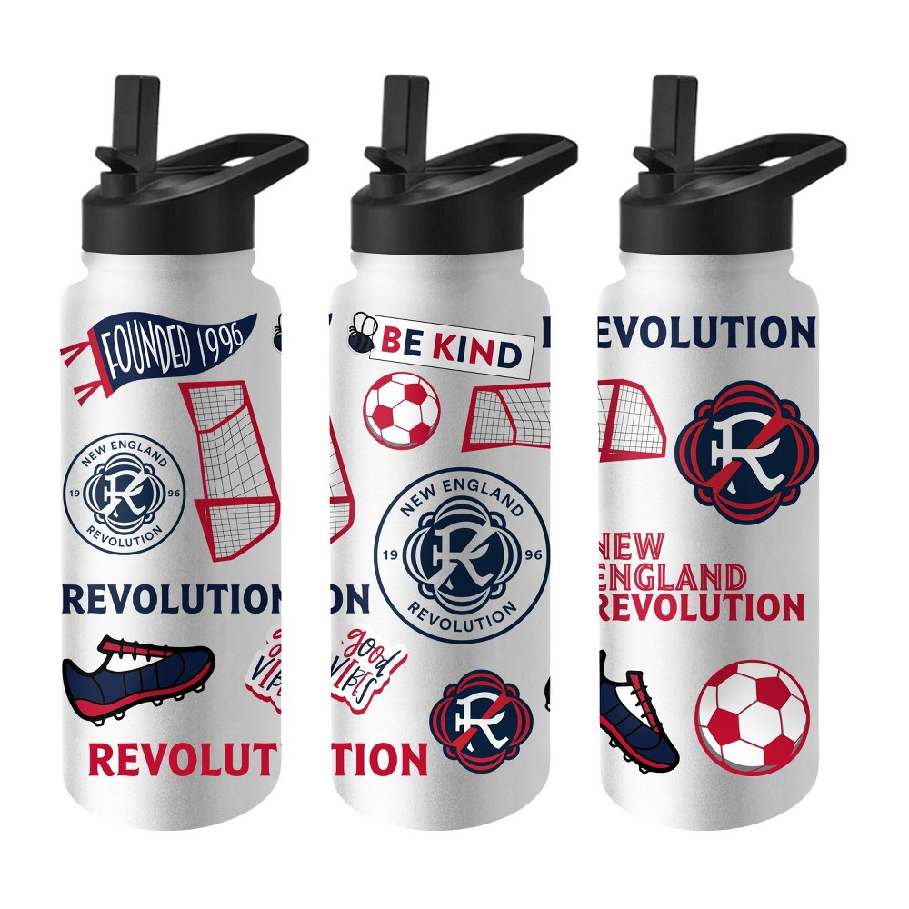 Photos - Glass MLS New England Revolution 34oz Quencher Bottle 