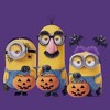 Mens Despicable Me Dave Kevin and Stuart Trick Or Banana Bucket T Shirt - 2 of 3