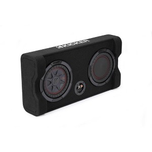 Kicker 48TRTP82 TRTP 8-inch Thin Down Firing Subwoofer and Passive Radiator Enclosure, 2-Ohm - 1 of 4