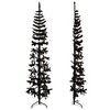 vidaXL Artificial Half Christmas Tree Black - 94.5" - 4 of 4