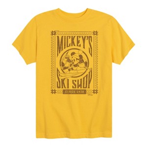 Boys' - Disney - Mickeys Ski Shop Short Sleeve Graphic T-Shirt - 1 of 4
