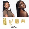 Unique Bargains Fashion Hollow Hair Cuffs Dreadlock 36 Pcs - 3 of 4