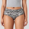 Thinx Women's Wildcat Print Briefs - Black/White - 2 of 4