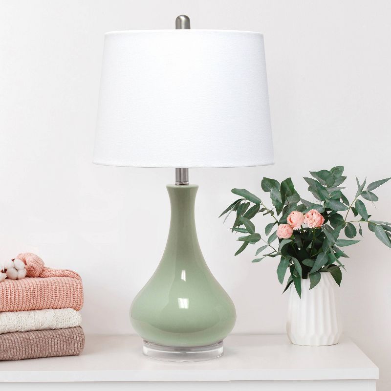 Droplet Table Lamp with Fabric Shade - Lalia Home, 4 of 12