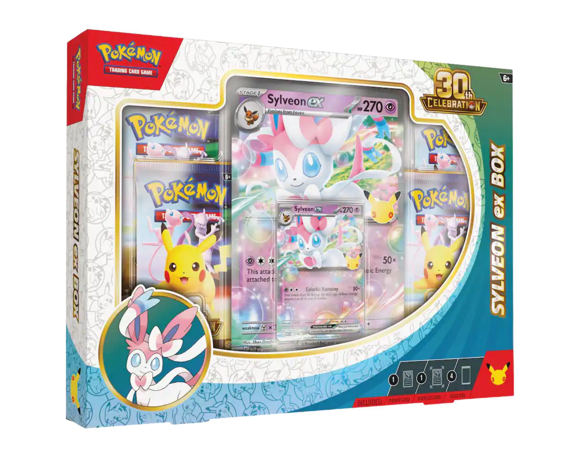Pokemon 30th Celebration Sylveon ex Box