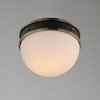 Maxim Lighting Duke 1 - Light Flush Mount in  Black/Weathered Brass - 3 of 4