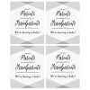 Big Dot of Happiness Parents to Grandparents - Pregnancy Announcement Gift for Women and Men - Wine Bottle Label Stickers - Set of 4 - image 3 of 4