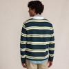 Lands' End Men's Long Sleeve Cotton Rugby Sweater Polo - 2 of 4