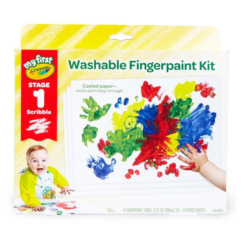 Crayola Stage 1 Washable Fingerpaint Kit, 3 of 9