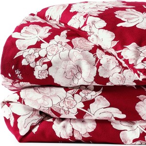 Lands' End Luxe Flannel Printed Duvet Cover - 1 of 4