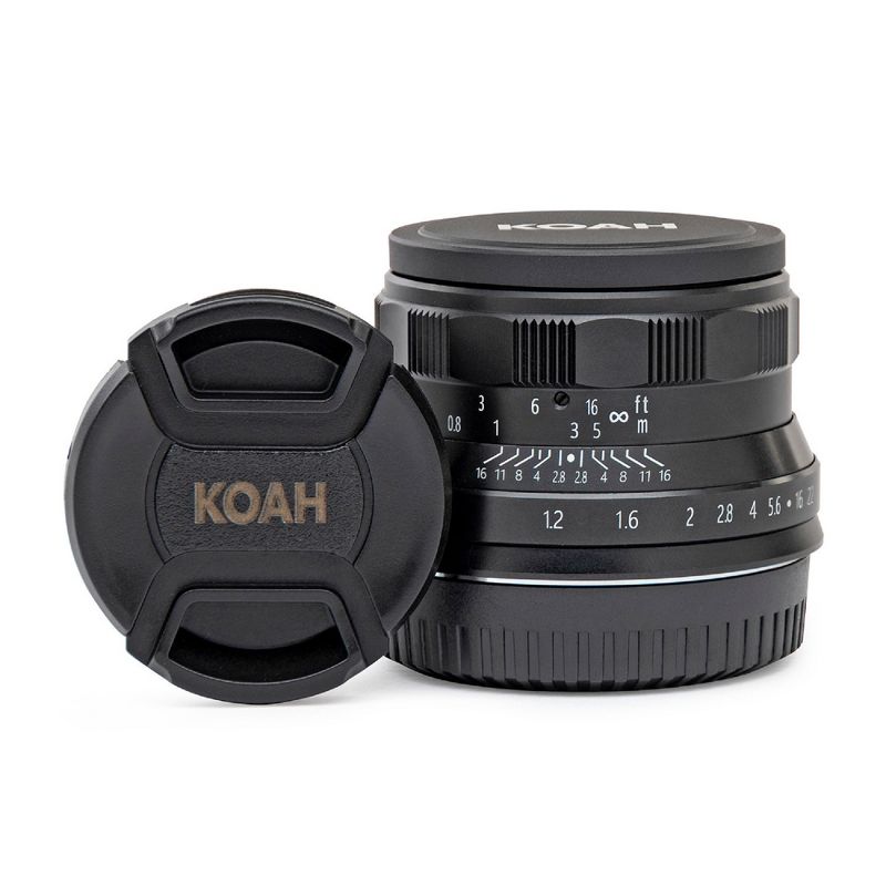Koah Artisans Series 35mm f/1.2 Manual Focus Lens for Fujifilm FX (Black), 3 of 4